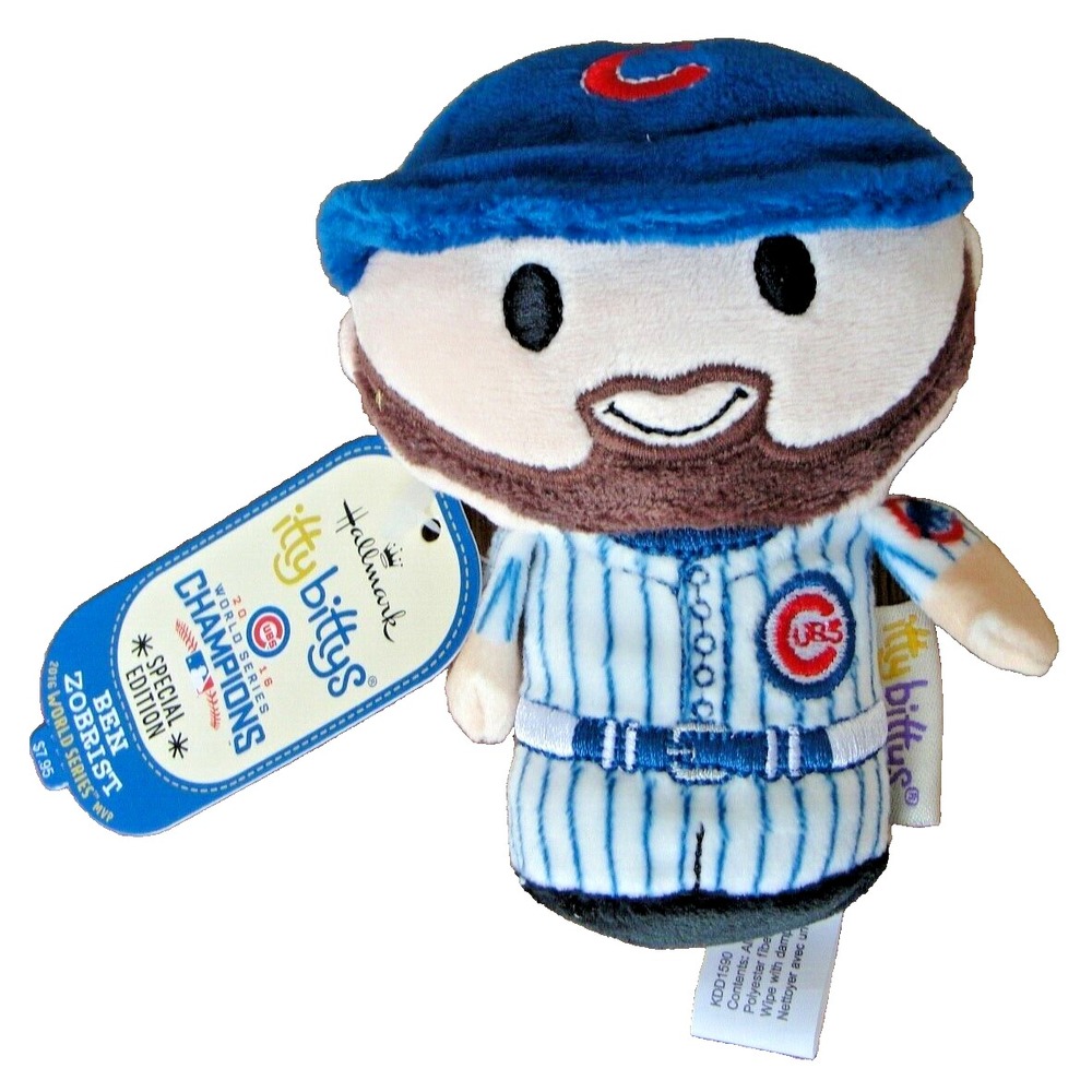Chicago Cubs BEN ZOBRIST Special Edition Itty Bitty‎ Itty Bittys Plush NWT